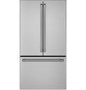 Cafe CWE23SP 36 inch Counter Depth Smart French Door Refrigerator with 23.1 cu. ft. Capacity, Internal Water Dispenser and Showcase LED Lighting