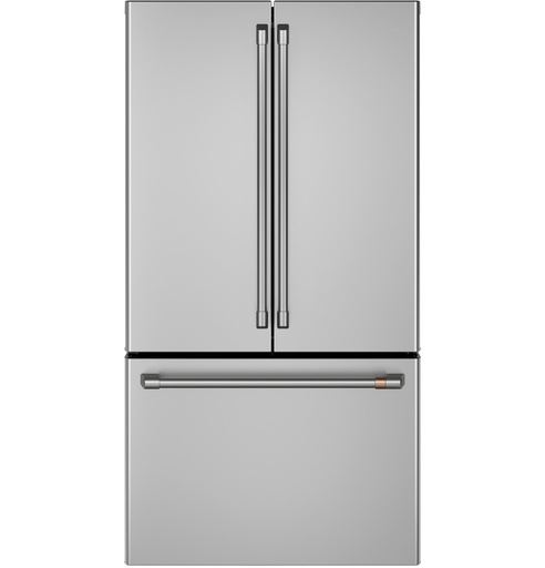 [CWE23SP2MS1] Cafe CWE23SP 36 inch Counter Depth Smart French Door Refrigerator with 23.1 cu. ft. Capacity, Internal Water Dispenser and Showcase LED Lighting (Stainless Steel)