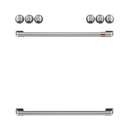 [CXFCEHKPMSS] Cafe CXFCEHKPMSS Front Control Electric Knobs and Handles (Brushed Stainless)