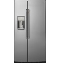 Cafe CZS22MP2NS1 36 inch Counter- Depth Side-by-Side Refrigerator with 21.9 cu. ft. Capacity and External Dispenser in Stainless Steel