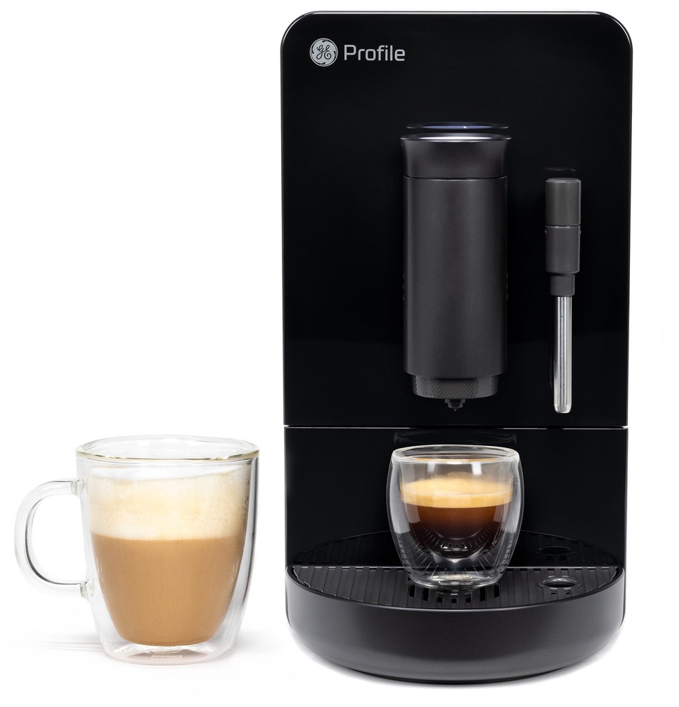 GE Profile P7CEBBS6RBB Smart Automatic Espresso Coffee Machine and Frother, in Black
