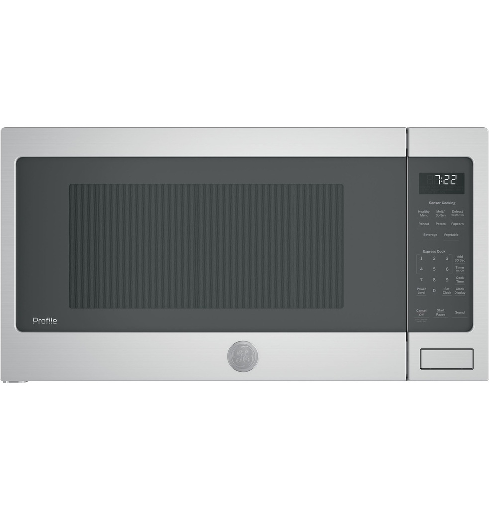 GE Profile PES7227SLSS Countertop Microwave with 2.2 Cu. Ft. Capacity, 1100 Cooking Watts and Sensor Cook in Stainless Steel