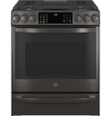 GE Profile PGS930 30 inch Smart Slide-In Gas Range with 5 Burners, 5.6 cu. ft. Oven Capacity, No Preheat Air Fry