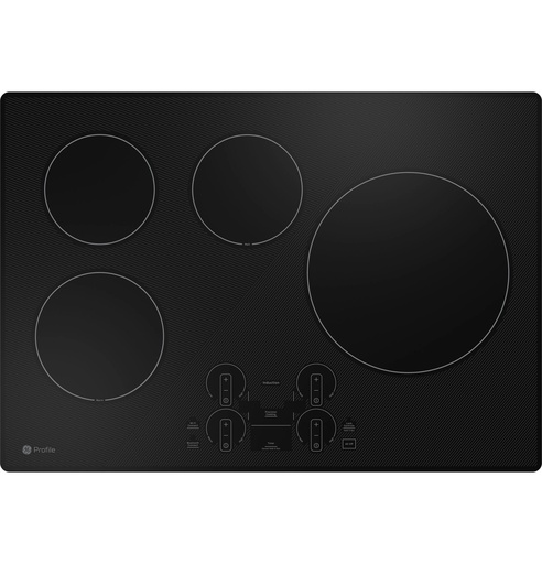 [PHP7030DTBB] GE Profile PHP7030DTBB 30 inch Smart Induction Cooktop with 4 Elements, Glide Touch Controls in Black