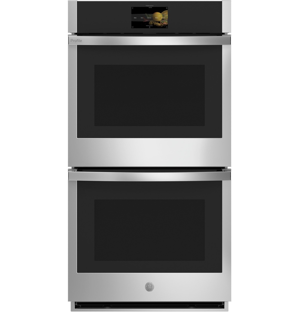 GE Profile PKD7000SNSS 27 inch Smart Built-In Double Wall Oven with 8.6 cu. ft. Total Capacity and True European Convection in Stainless Steel