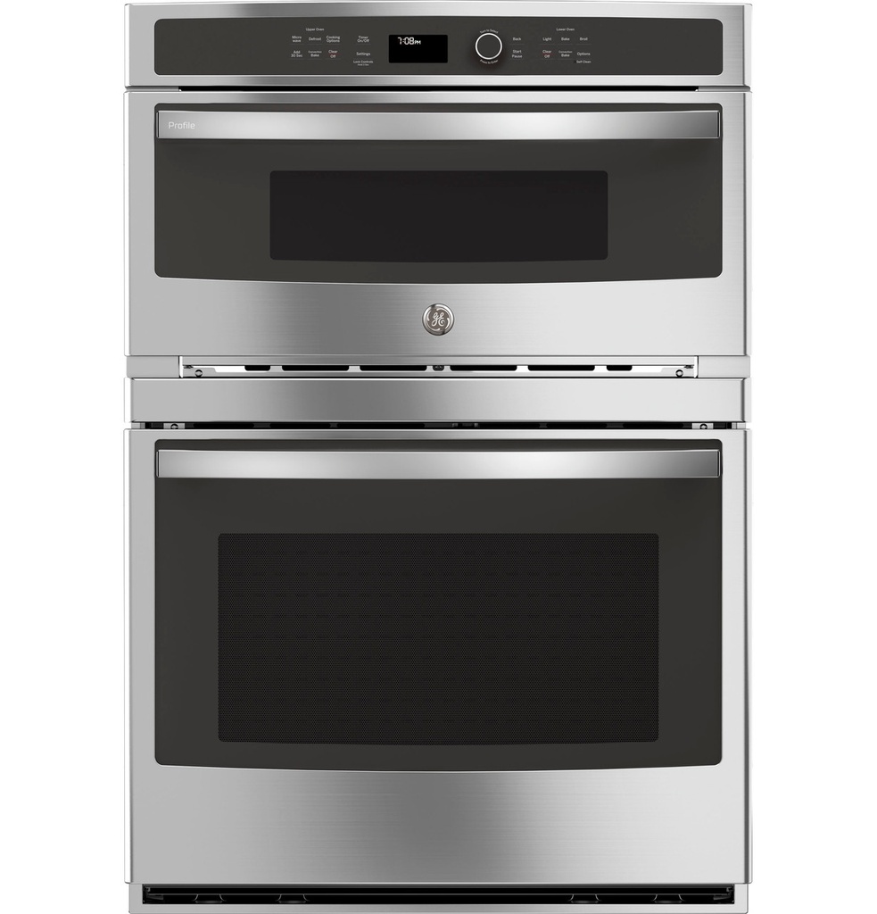 GE Profile PT7800SHSS 30 inch Built-In Convection Microwave/Wall Oven with 6.7 cu. ft. Capacity, 16 inch Turntable, Self-Clean with Steam Clean Option and Glass Touch Controls in Stainless Steel