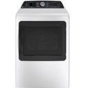GE Profile PTD70EB 27 inch Smart Electric Dryer with 7.4 cu. ft. Capacity, Long Vent, Aluminized Alloy Drum, Steam, Washer Link, Sanitize Cycle, Sensor Dry