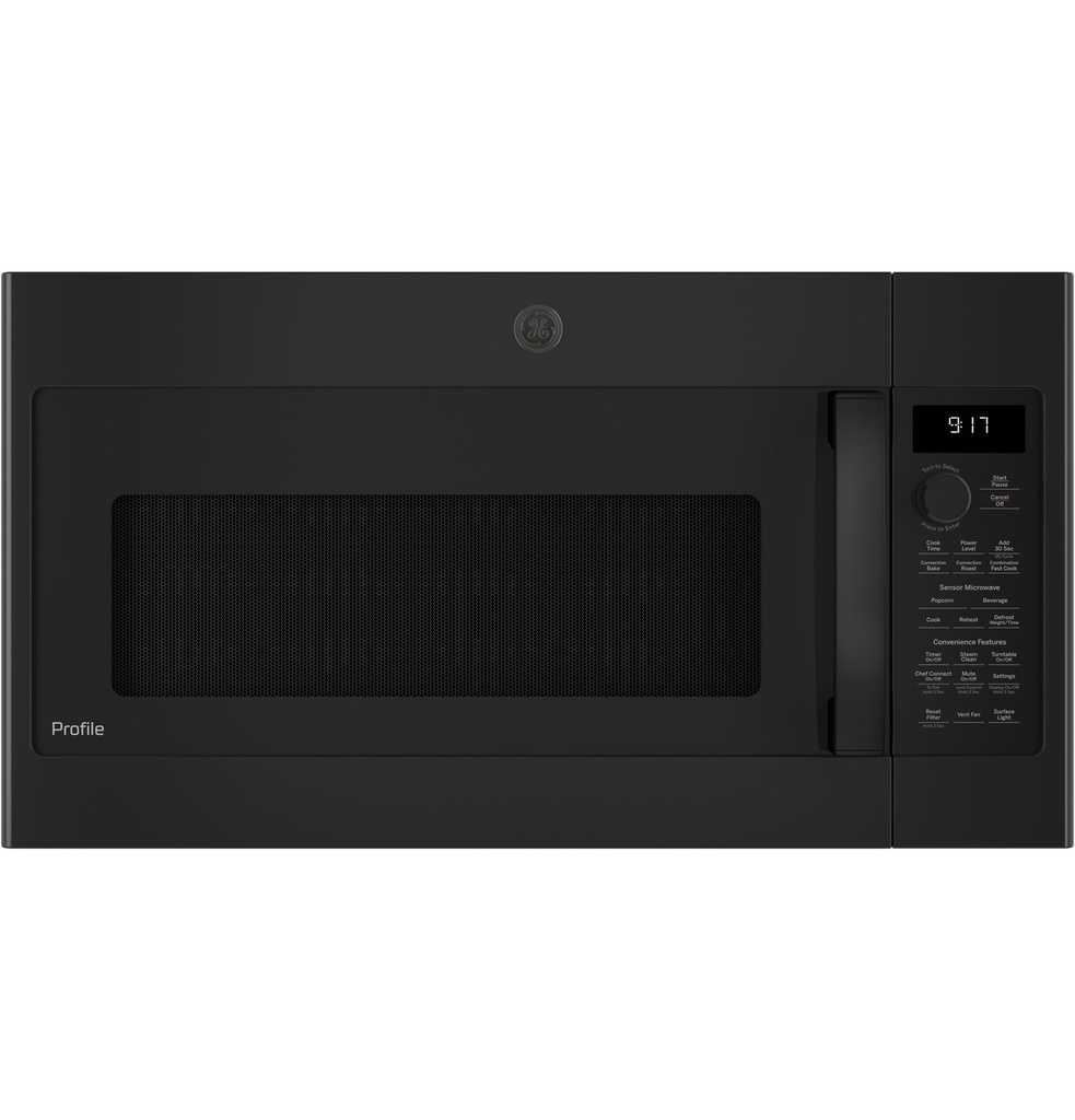 GE Profile PVM9179 30 inch Convection Over-The-Range Microwave with 1.7 cu. ft. Capacity, Chef Connect, Air Fry and Sensor Cook