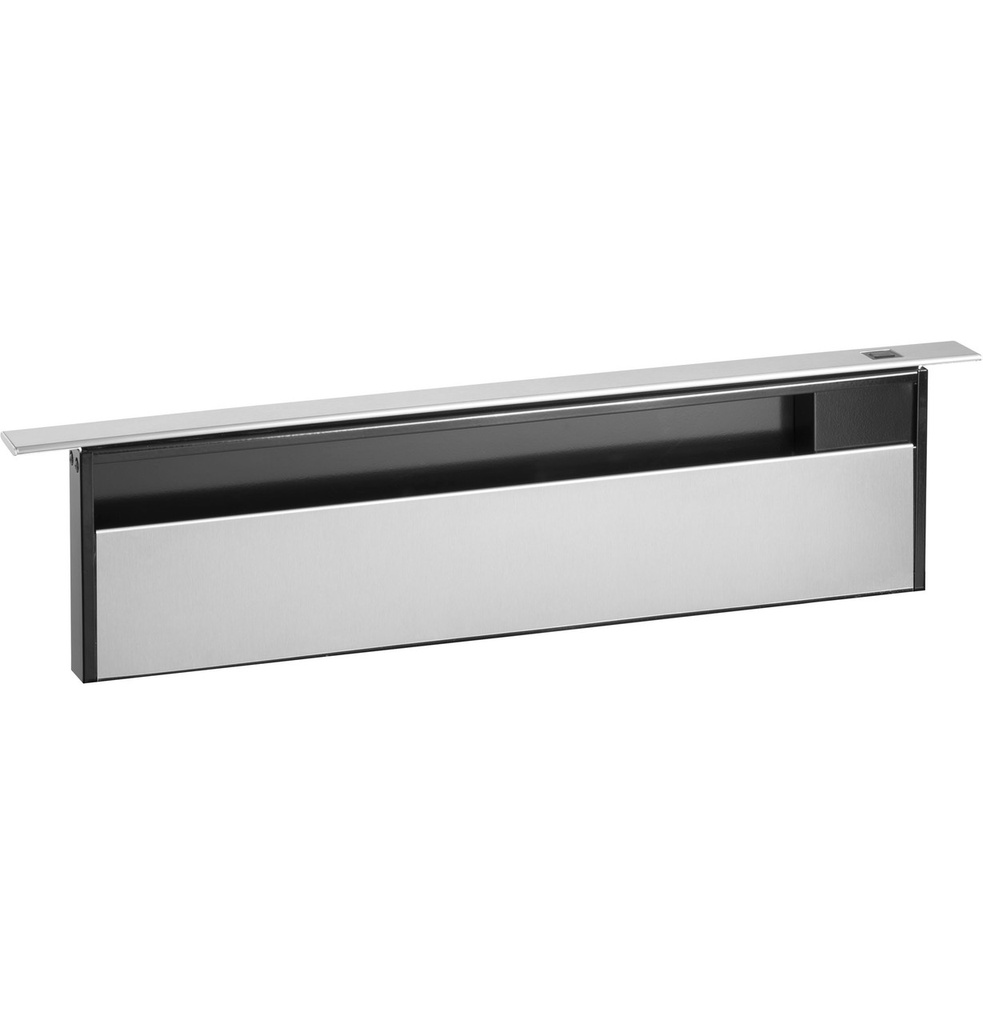 GE UVD6301SPSS 30 inch Telescopic Downdraft Hood with 500 CFM, Adjustable Fan Speed, Kitchen Exhaust Fan Filters and Aluminum Mesh Filters in Stainless Steel