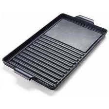 Verona VEGRD100C Cast Iron Grill / Griddle Combination - W 9 inch D 15 inch - 7 ½ inch lbs.