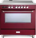 Verona VUFSIE365 36 inch Ultima Collection Freestanding Induction Range with 5 Elements, 5 cu. ft. Oven Capacity