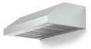 Verona VELP4810GSS 48 inch Designer Low Profile Under Cabinet Range Hood with 1200 CFM, Stainless Steel Baffle Filters, LED Lighting in Stainless Steel