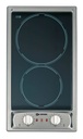 Verona VEECT110VFSS 12 inch Electric Cooktop with 2 Radiant Burners, Ceramic Glass Cooktop Surface, Residual Heat Warning Indicator Light in Stainless Steel