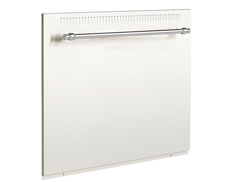 Lofra SR36HC Dolcevita 36 inch W x 24 inch H Backsplash - Stainless Steel with Chrome Handle