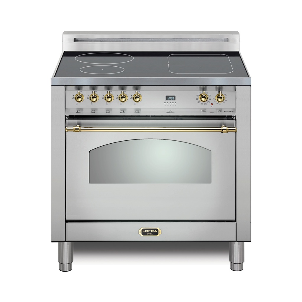 Lofra 00I4 30 inch Dolcevita Series Freestanding Induction Range with 4 Elements, 3 cu. ft. Oven Capacity and True European Convection