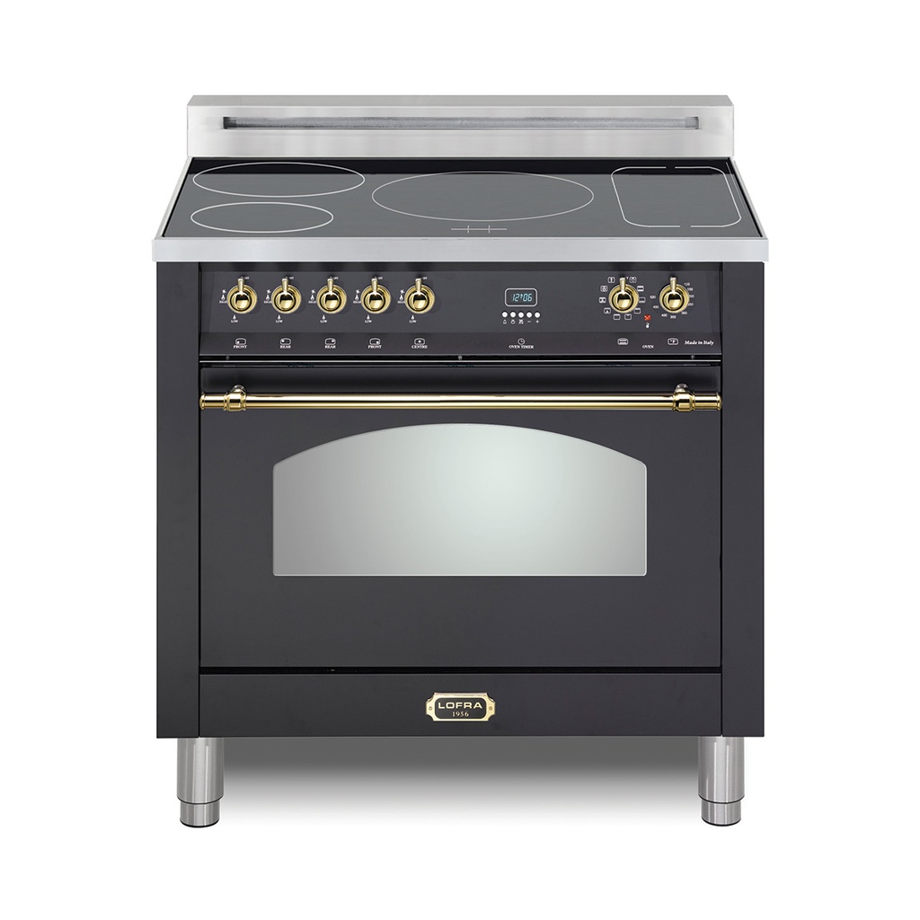 Lofra RS36M000I5 36 inch Dolcevita Series Freestanding Induction Range with 5 Elements, 3 cu. ft. Oven Capacity and True European Convection