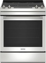 Maytag MES8800PZ 30 inch Slide-In Electric Range with 5 Elements, 6.4 cu. ft. Capacity, Keep Warm Setting, Hidden Bake Element and Air Fry in Stainless Steel