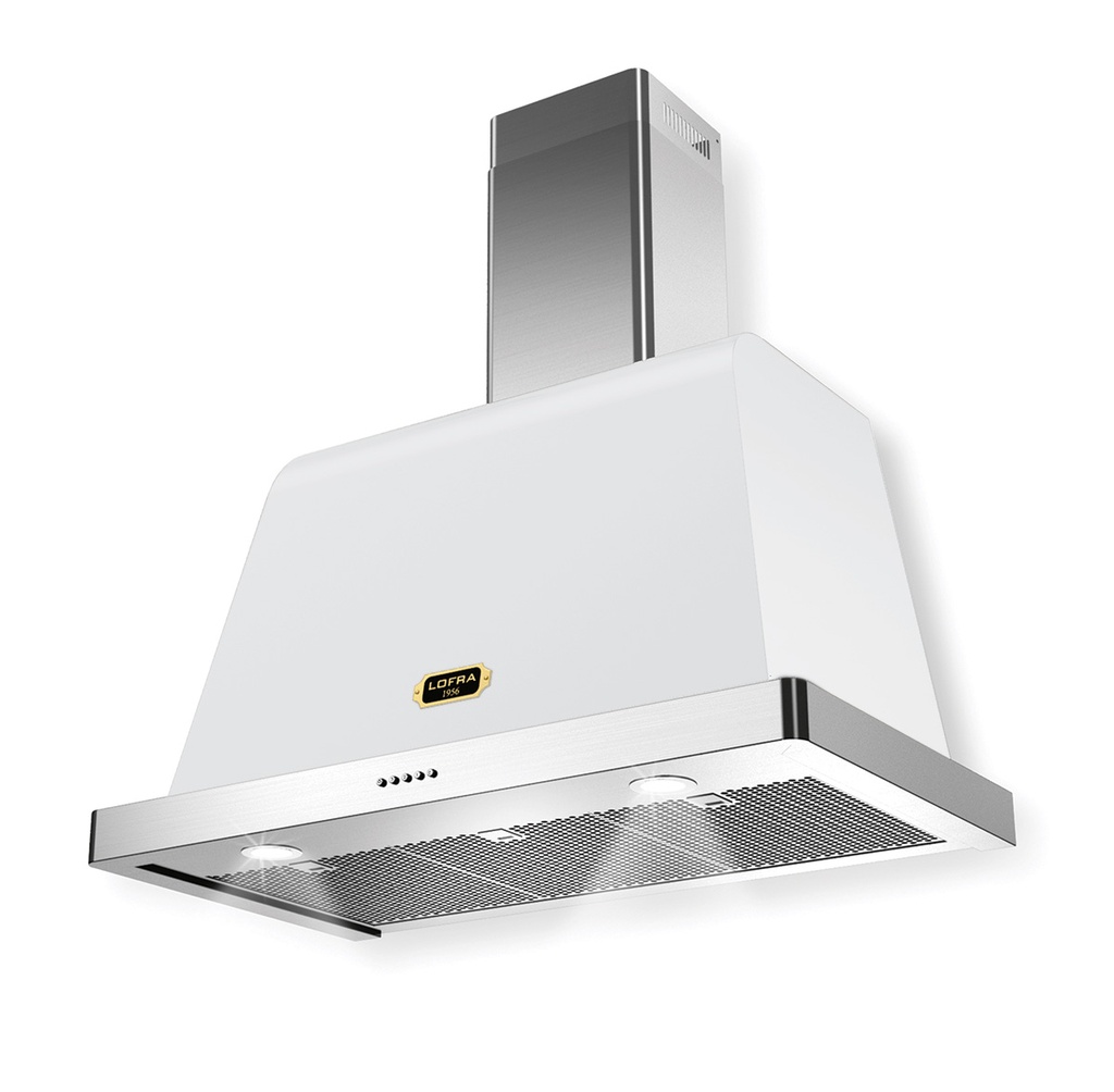 Lofra AR 36 inch Dolcevita Series Chimney Wall Hood with 471 CFM, LED Lighting, Dishwasher Safe Anti Grease Metal Filters