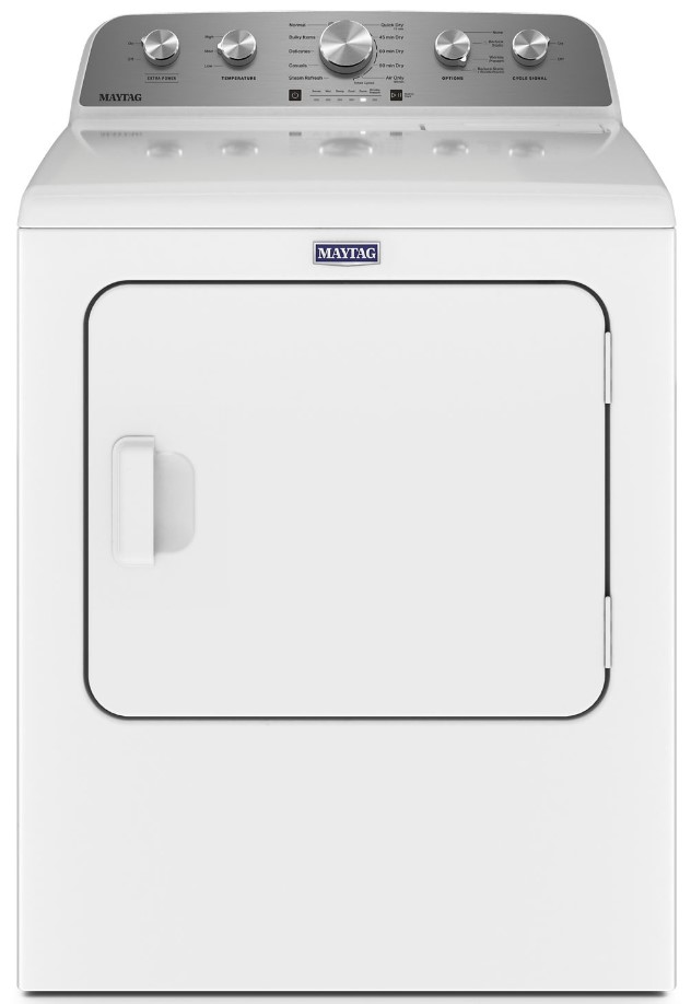 Maytag MED5430 29 inch Electric Dryer with 7 cu. ft. Capacity, Extra Power and Steam-Enhanced Dryer, Moisture Sensing, Quick Dry Cycle,