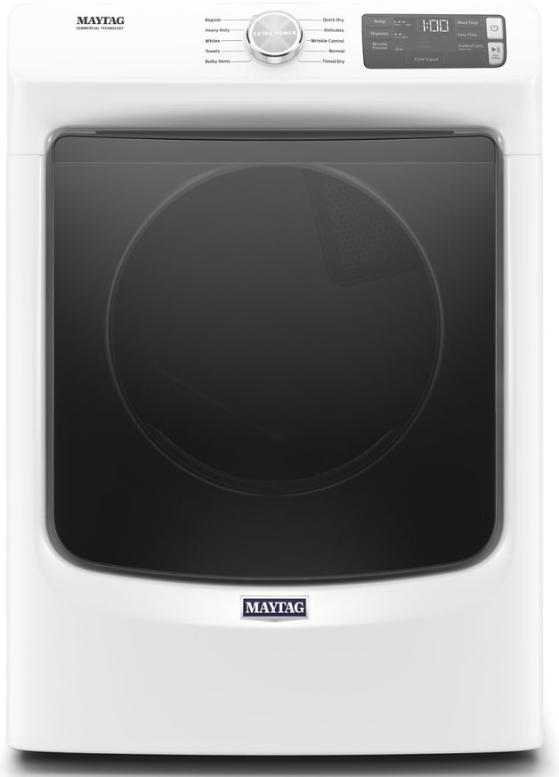 Maytag MED5630 27 inch Electric Dryer with 7.3 cu. ft. Capacity, Extra Power and Quick Dry Cycle