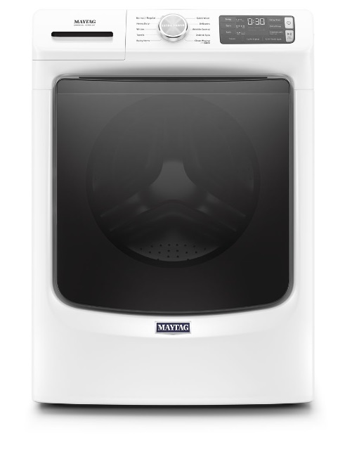 Maytag MHW5630 27 inch Front Load Washer with 4.5 cu. ft. Capacity, Extra Power, Quick Wash Cycle, Steam Option and 12 Hr Fresh Spin Option