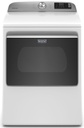 Maytag MGD6230H 27 inch Smart Gas Dryer with 7.4 cu. ft. Capacity, Extra Power and Advanced Moisture Sensing, Extra Power Option, Hamper Door
