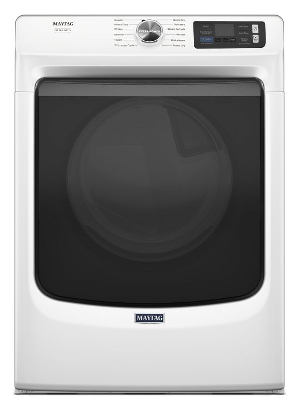Maytag MED7020R 27 inch Smart Pet Pro Electric Dryer with 7.4 cu. ft. Capacity, Pet Pro Option Extra Power