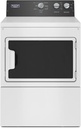 Maytag MGDP586KW 27 inch Commercial-Grade Residential Gas Dryer with 7.4 cu. ft. Capacity, IntelliDry Sensor and Drum Light in White