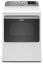 Maytag MGD6230RHW 27 inch Smart Gas Dryer with 7.4 cu. ft. Capacity, Extra Power, Advanced Moisture Sensing in White