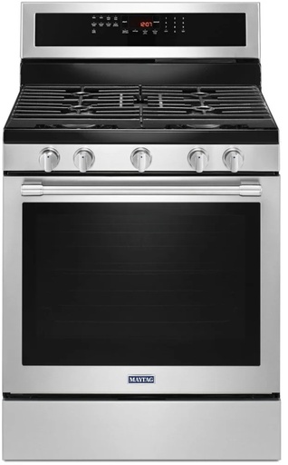 [MGR8800FZ] Maytag MGR8800FZ 30 inch Freestanding Gas Range with 5 Burners, 5.8 cu. ft. Oven Capacity, True Convection and AquaLift Self-Cleaning Technology in Fingerprint Resistant Stainless Steel