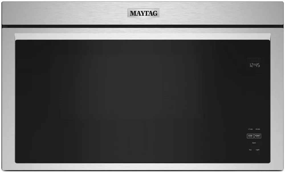 Maytag MMMF6030P 30 inch Over-The-Range Microwave with 1.1 cu. ft. Capacity, Sensor Cook, Non-stick interior coating, Steam clean