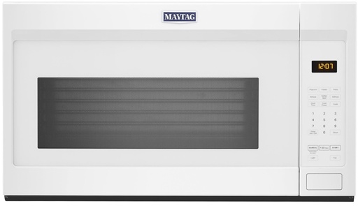 [MMV1175JW] Maytag MMV1175J 30 inch Over-The-Range Microwave with 1.7 cu. ft. Capacity, 300 CFM and Stainless Steel Cavity (White)