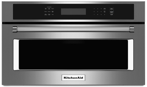 [KMBP100ESS] KitchenAid KMBP100ESS 30 inch Built-In Microwave Oven with 1.4 cu. ft. Capacity, Convection Cooking, Sensor Steam Cycle, Halogen Interior Light and Speed Cook in Stainless Steel