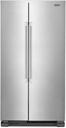 Maytag MSS25N4MKZ 36 inch Side-By-Side Refrigerator with 24.93 cu. ft. Capacity, Humidity-Controlled FreshLock Crisper and BrightSeries LED Lighting in Fingerprint Resistant Stainless Steel