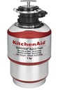 KitchenAid KBDS100T 1 HP Batch Feed Food Waste Disposer - Corded