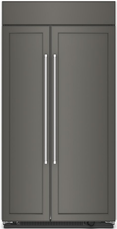 KitchenAid KBSN702M 42 inch Built-in Side-By-Side Refrigerator with 25.5 cu. ft. Capacity, Under-Shelf Prep Zone and ExtendFresh Plus Temperature Management System 