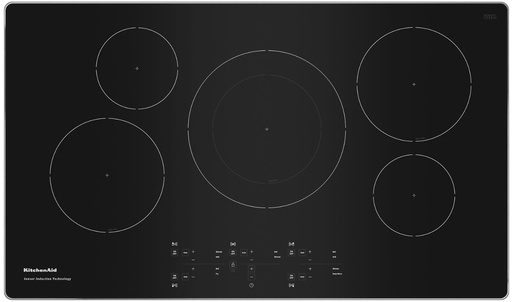 [KCIG556JSS] KitchenAid KCIG556J 36 inch Induction Cooktop with 5 Elements, Power Boost Function, Touch-Activated Controls, Pan Size Detection (Stainless Steel)