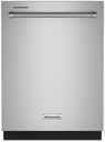 KitchenAid KDTM404K 24 inch Built-In Fully Integrated Dishwasher with 16 Place Settings, FreeFlex Third Rack and ProWash Cycle