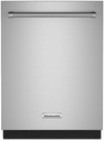 KitchenAid KDTM604K 24 inch Built-In Fully Integrated Dishwasher with 16 Place Settings, FreeFlex Third Rack and Advanced Clean Water Wash System