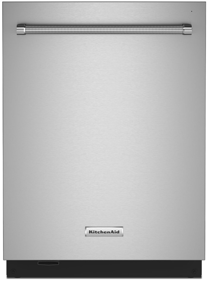 KitchenAid KDTM804K 24 inch Built-In Fully Integrated Dishwasher with 16 Place Settings, FreeFlex Third Rack, Advanced Clean Water Wash System and LED Interior Lighting