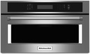 KitchenAid KMBP107E 27 inch Built-In Microwave Oven with 1.4 cu. ft. Capacity, Convection Cooking, Sensor Steam Cycle, Halogen Interior Light and Speed Cook