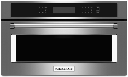 [KMBP107ESS] KitchenAid KMBP107E 27 inch Built-In Microwave Oven with 1.4 cu. ft. Capacity, Convection Cooking, Sensor Steam Cycle, Halogen Interior Light and Speed Cook (Stainless Steel)