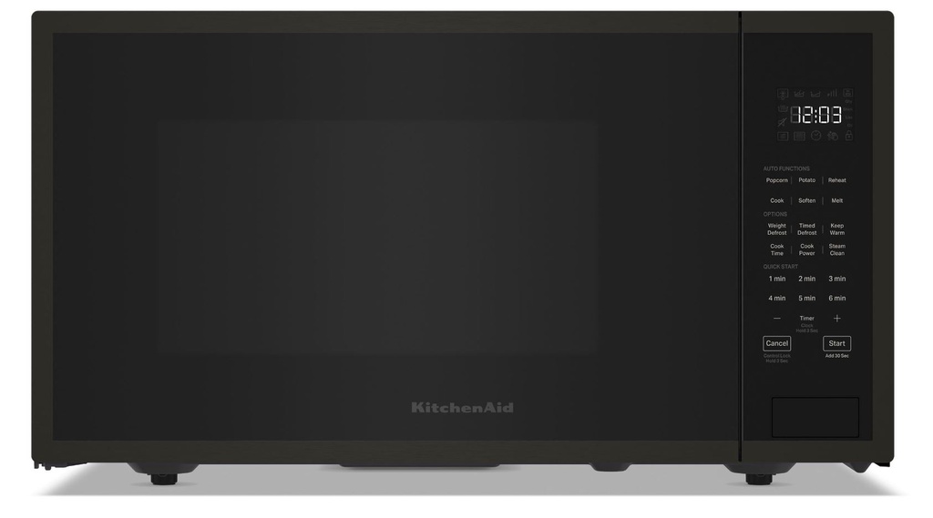 KitchenAid KMCS122P Countertop Microwave with 1.6 Cu. Ft. Capacity, 1200 Cooking Watts, Sensor Cook and Steam Clean Function