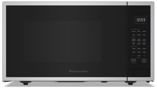 [KMCS324PPS] KitchenAid KMCS324P Countertop Microwave with 2.2 Cu. Ft. Capacity, 1200 Cooking Watts, Sensor Cook and Steam Clean Function (Stainless Steel with PrintShield Finish)
