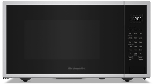 [KMCS324RPS] KitchenAid KMCS324R 24 inch Countertop Microwave with 2.2 Cu. Ft. Capacity, 1200 Cooking Watts, Sensor Cook and Steam Clean Function (Stainless Steel with PrintShield Finish)