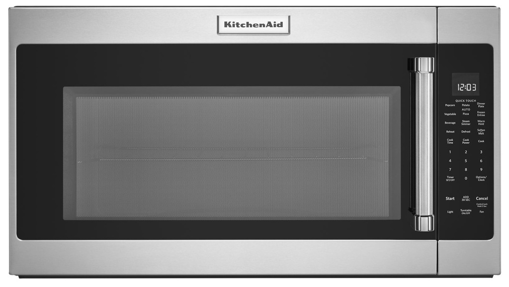 KitchenAid KMHS120ESS 30 inch Over-The-Range Microwave with 2 cu. ft. Capacity, Cookshield Finish and Sensor Function in Stainless Steel