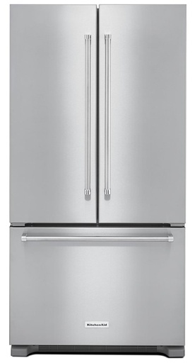 [KRFC302ESS] KitchenAid KRFC302E 36 inch Counter Depth French Door Refrigerator with 21.94 cu. ft. Capacity, ExtendFresh Temperature Management System and Interior Water Dispenser (Stainless Steel)