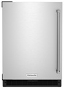 KitchenAid KUR114K 24 inch Undercounter Compact Refrigerator with 5 cu. ft. Capacity, Interior LED Lights, Automatic Defrost, Built-In or Freestanding