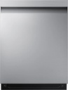Samsung DW80CG5450 24 inch Smart Built-In Dishwasher with 15 Place Settings, Storm Wash, 3rd Rack, Recessed Handle