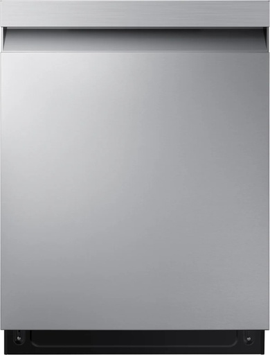 [DW80CG5450SR] Samsung DW80CG5450 24 inch Smart Built-In Dishwasher with 15 Place Settings, Storm Wash, 3rd Rack, Recessed Handle (Stainless Steel)